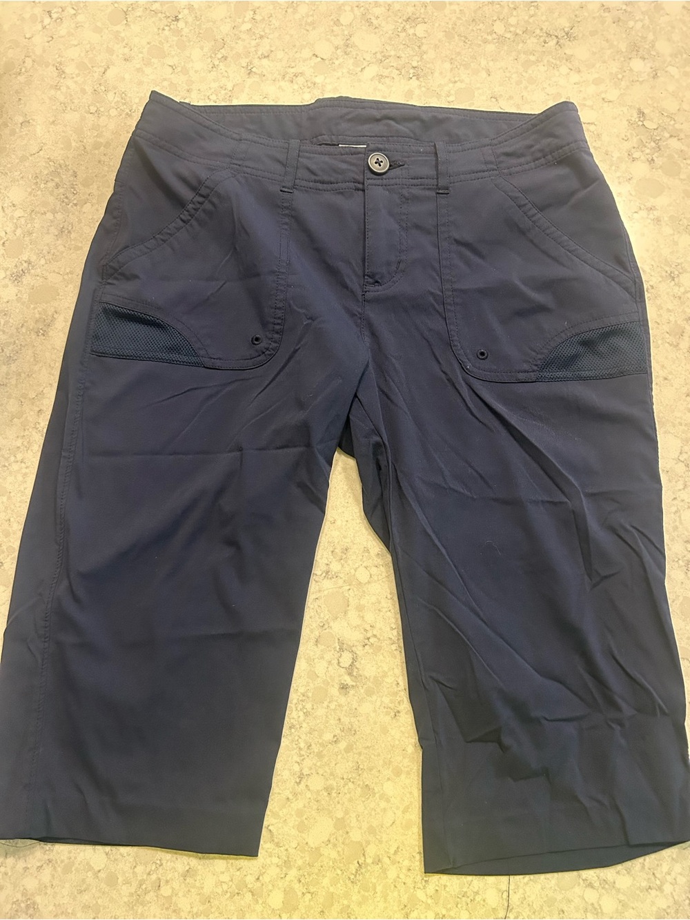 Columbia PFG Ultimate Break Wake Capri Pants Navy Blue Size 6